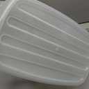 Casabella Cleaning Bucket Rectangular for Mopping or Storage with Handle and Built-In Pour Spouts, 4-Gallon, Clear