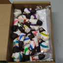 24 Pack Little Jesus Figurines Toys Set Jesus Love You Mini Rubber Toys Includes 24pcs Organza Bag and Gift Cards Perfect for Kids Sunday School Baptism Gifts Party Favor