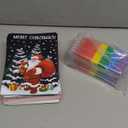 Cholemy 36 Pack Christmas Coloring Books with Crayons Christmas Gifts Xmas DIY bulk Mini Coloring Books Holiday Activity Stocking Goodie Bag Stuffers (Lovely Style)