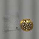 Moen 101664BG 4-1/4-Inch Screw-In Shower Strainer, Brushed Gold