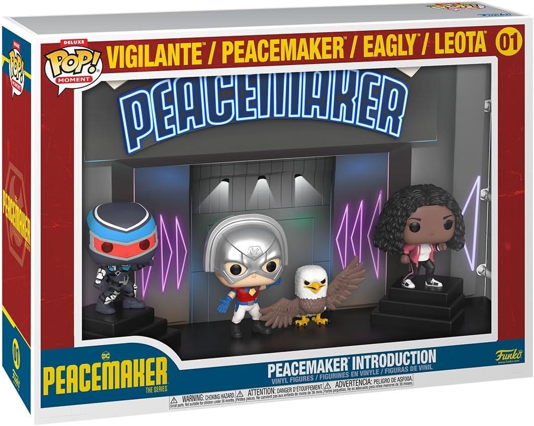 Funko Pop! Moments Deluxe: Vigilante/Peacemaker/Eagly/Leota - Collectable Vinyl Figure - Gift Idea - Official Merchandise - Toys for Kids & Adults - TV Fans - for Collectors and Display
