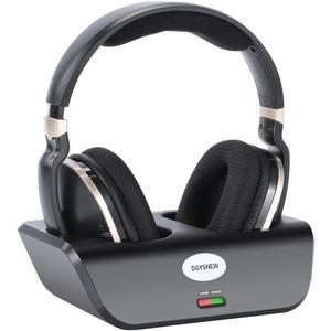 Optical Wireless Headphones for TV Watching, Over-Ear Headphones for Seniors with Charging Dock and Volume Control, Plug and Play