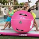 AWSUM Air Roller Gymnastics Barrel Inflatable Tumbling Mat Back Handspring Trainer for Octagon Mat Gym Home Gymnastics Equipment 1PCS，No Electric Pump