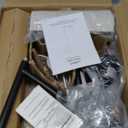 EDISHINE Modern Floor Lamps for Living Room, 64.7" Minimalist Standing Lamp with 3 Color Temperatures Bulb & Adjustable Linen Shade, Foot Pedal Switch, Arc Tall Lamp for Bedroom Office, Black