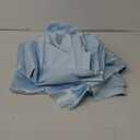 RUDONG M 12 Pack Light Blue Satin Tablecloth, 54 x 108 Inch Silky Satin Table Cloth Rectangle, Bright Smooth Satin Table Cover for Weddings, Banquet, Parties Dinning Decoration