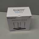 SEVNPRIME 5 Large Beads Newton's Cradle Balance Balls Desk Toys Office Decorations with Black Wooden Base Desk Balance Balls Fun Science Physics Toys for Office/Bedroom/Living Room