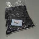 Women's Neon Scrunch Crew Socks 80s 90s Retro 3-Pack Cotton Stacked Boot Calf Cozy Ribbed Slouchy Socks Size 5-10 (Black)