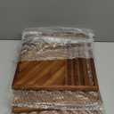 Musanpou Wooden Geometric Home Wall Decor Slatted Wood Design Wall Sculpture Set of 3 Wood Wall Art decorate Boho Bathroom Bedroom Living Room rustic Home Decoration