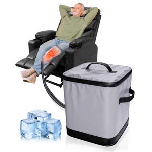 Ice Machine for Knee After Surgery, Cold Therapy Machine for Knee Replacement, Cold Therapy Machine with Programmable Timer Quiet Pump Compression Pad Apply to Arm, Ankle, Thigh
