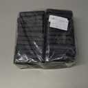 TonGass (24-Pack, Black) 4"x4" (3 5/8") Wood Fence Post Caps - Wooden Fence Cover Deck Post Cap, Durable Plastic Water-Proof and UV-Proof, Protect Wooden Poles from Cracking and Rotting