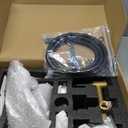 3 Handles Shower Tub Kit,Tub and Shower Faucet Set with 8-Setting Handheld Shower Head and Tub Spout,Matte Black