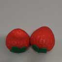 Strawberry Squishy Stress Balls for Kids and Adults 2 PCS - Fruit Stress Squishy Toy for Kids Party Favors, Fun Dough Ball Fidget Squeeze Toys, Ideal for Anxiety Relief, OCD, ADHD, ADD