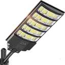 10000W Solar Street Lights Outdoor - 6500K Solar Lights Outdoor IP66 Waterproof, Solar Street Light Dusk to Dawn, Solar Flood Lights Outdoor Motion Sensor with Remote Control for Yard, Garage
