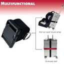 GUCHO Car Seat Belt Travel StrapCarry-on Luggage into an Airport Car Seat Stroller & Carrier, an Useful Solution for Travel Transfer (Black)