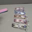 Gaoye 2.5 Reading Glasses for Women, 6 pack Fashion Readers for Women Spring Hinge Eye Glasses, Blue Light Reading Glasses (*C1 Mix Color, +2.5)