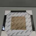 10x10 Gallery Picture frame with 6x6 mat,Freestanding and Wall Mountable Photo Frame, Black