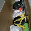 Weed Wacker Cordless 3-in-1 Grass Trimmer with Wheels Electric Weed Eater, 35 to 47 inches