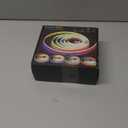 PAUTIX RGB Smart IC COB LED Strip Light,Addressable RGB COB LED Lights 16.4ft,UL-Listed 24V Color Flowing Chasing Effects Strip Lights Multicolor Flexible Color Changing Tape Light,for Bedroom,Party