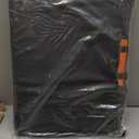 Dog Car Seat Cover for Back Seat, Hard Bottom Holds 500lbs, Waterproof Sturdy Anti Scratch Back Seat Pet Cover for Dogs with Mesh Window & Storage Bag & Dog Safety Belt, for Car SUV Small Truck (NewOrange)