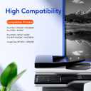 85A Toner Cartridge Compatible for HP 85A CE285A to Use with HP LaserJet Pro P1102W 1102W M1212 M1212NF MFP P1109W M1210 M1217NFW Printer (4 Pack, Black)