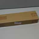 Black 1-inch diameter curtain rod: suitable for windows 28-48 "wide, adjustable curtain rod, modern minimalist design, indoor/outdoor use, 32-48 long