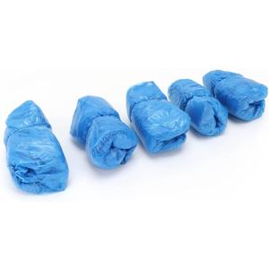 100pcs Shoe Cover PE Thickened Premium Waterproof Non Slip and Recyclable Shoe Booties Covers, Your Shoes, Floor, Carpet, for Indoors Outdoor