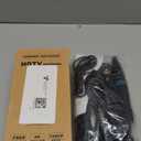 TV Antenna Indoor, Antenna for Smart TV, Support 4K 1080p with Signal Booster for Local Channels, 320 Miles Long Range Reception - 18ft (Dark Grey)