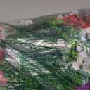 Alupssuc 24 Bundles Artificial Flowers for Outdoors Decoration, UV Resistant Silk Violet Faux Colorful Daisy Eucalyptus Spring Fake Plants for Outside Indoor Yard Home Patio Porch Decor, Mix 6 Colors