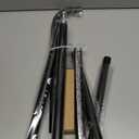 Black Wrap Around Curtain Rods 48 to 90:Blackout Heavy Duty Adjustable Window Curtain Rod for Bedroom Kitchen,Modern Industrial Curved French Return Metal Drapery Rods Easy Install,Matte Black