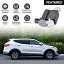 Windshield Washer Motor Pump for Hyundai Veloster 4-door 2011-2017 for Hyundai Santa Fe 5-door 2013-2018 | High-Pressure Spraying | Windshield Washer Pump | Replace Part 98510-2V100, 985102V100