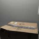 Mohawk Home 8' x 10' Premium Luxury Non Slip Rug Pad 1/4 Thick Dual Surface Felt + Rubber Gripper - Safe for All Floors, Synthetic Fiber, Grey