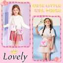 Personalized Toddler Purse for Girls 210, Cute Little Girl Purse & Kids Wallet, Small Initial Shoulder Crossbody Bag, Birthday & Christmas Gift for Daughter(Rainbow,E)