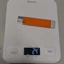 Etekcity Food Kitchen Scale, Digital Grams and Ounces for Weight Loss, Baking, Cooking, Keto and Meal Prep, LCD Display, Medium, White