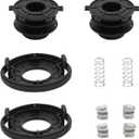 2-Set 25-2 Trimmer Head Rebuild Kit,Parts Head Spool and Cover Cap Fit for Stihl 25-2 FS44 FS55 FS80 FS83 FS85 FS90 FS100 FS100RX FS110 FS120 FS130 FS200 FS250 String Trimmer