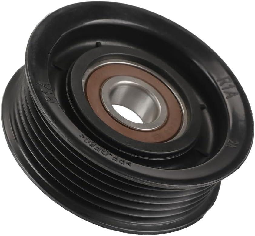 Drive Belt Idler Pulley Belt Tensioner Pulley - Compatible for Honda Civic 2012-2015 for Honda HR-V 2016-2020 for Acura ILX 2013-2015 - Replace Part 31190-R1A-A01