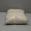 Amlie Home Knit Throw Blanket for Couch, Super Soft Cozy Fuzzy Throws for Sofa Bed Living Room, Luxury Cozy Fluffy Throw for Room Decor, 60" x 80", Heather Beige