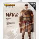 Spooktacular Creations Halloween Viking Costume Men, Barbarian Costume Men, Adult Viking Outfit for Halloween Party (L)