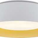 16in Ceiling Light, 3-Light E26 Bulb Type,Frosted Glass Lampshape, Large Modern Flush Mount Lamp Fixture for Living Room Bedroom Kitchen Hallway Foyer, Milk White