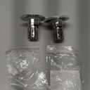 (2 Pc) Bathroom Sink Stopper-All Metal Sink Stopper-Universal Fit 99% Bathroom Sink Stopper with Removable Stainless Steel Hair Catcher-Bathroom Sink Drain Strainer for (1.1'' to 2.36'' inch) Drain (Chrome)