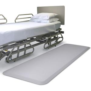 Fall Protection Mat for Elderly - Cushion Safety Mat Reduces Impact - Anti-Slip Fall Mats for Elderly - Bedside Floor Mats-24''x70''x3/4''-Grey