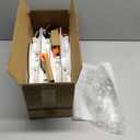 12 Pack 5/6 Inch 5CCT LED Recessed Lighting, Dimmable Can Lights with Baffle Trim, 2700K/3000K/4000K/5000K/6500K Selectable, 12.5W=100W, 950LM Downlight, Wet Rated, Retrofit Installation, ETL & FCC