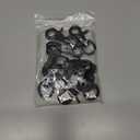 10PCS Trigger Snap Hooks 2.32'' x 0.82'' Zinc Alloy Black Swivel Snap Hooks Heavy Duty Metal Lanyard Clips Hardware for Dog Leash Purse Bag Clips Cages (10)