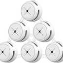 AEGISLINK Interlinked Smoke Detector, Smoke Alarm with Replaceable Battery, Wireless Interconnected Smoke Alarm, S-RF500 (RF Interlinked, 6-Pack)