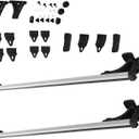waltyotur Luggage Cargo Carrier Rack Aluminum with 3 Kinds Clamp Universal 48 inch Car Top Roof Cross Bar 330LB