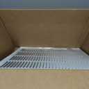 EZ-FLO 16 x 16 Inch (Duct Opening) Return Air Vent Cover for Wall or Ceiling, Solid Steel Return Air Grille, HVAC Vent Cover, White, 61641