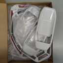 23PCS Full Set Interior Decoration Trim Kit for Jeep Wrangler JL JLU Gladiator JT 2018-2023 Steering Wheel Door Handle Air Conditioning Vent Cup Holder Reading Light Headlight Gear Cover (White)