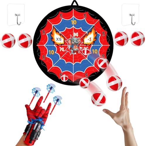 FJQZDBDSA Spiders Web Shooter ，Spider Toys for Boys 4-6，Boys 6-8 Years Old，Wrist Toys, Birthday Party Presents
