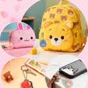 144Pcs 24 Pack Class Rewards for Kids Classroom,Easter Basket Stuffers,with Acrylic Keychain,Greeting Card,Post-it notes,Eraser,Pencil Sharpener,Packaging bag,Party Favor for Easter Gift Exchange