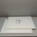 Thirteen Chefs 24 x 18 Inch Cutting Board with Juice Groove for Meat, BBQ, Grilling - 3/4" Thick HDPE Plastic - Extra Large, Heavy 11 Pound for Carving (White)