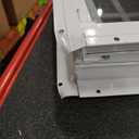 2 Pack Shed Window 12" W x 12" H, White Flush Mount Window with Tempered Glass for Playhouses, Sheds, Garage and Chicken Coops